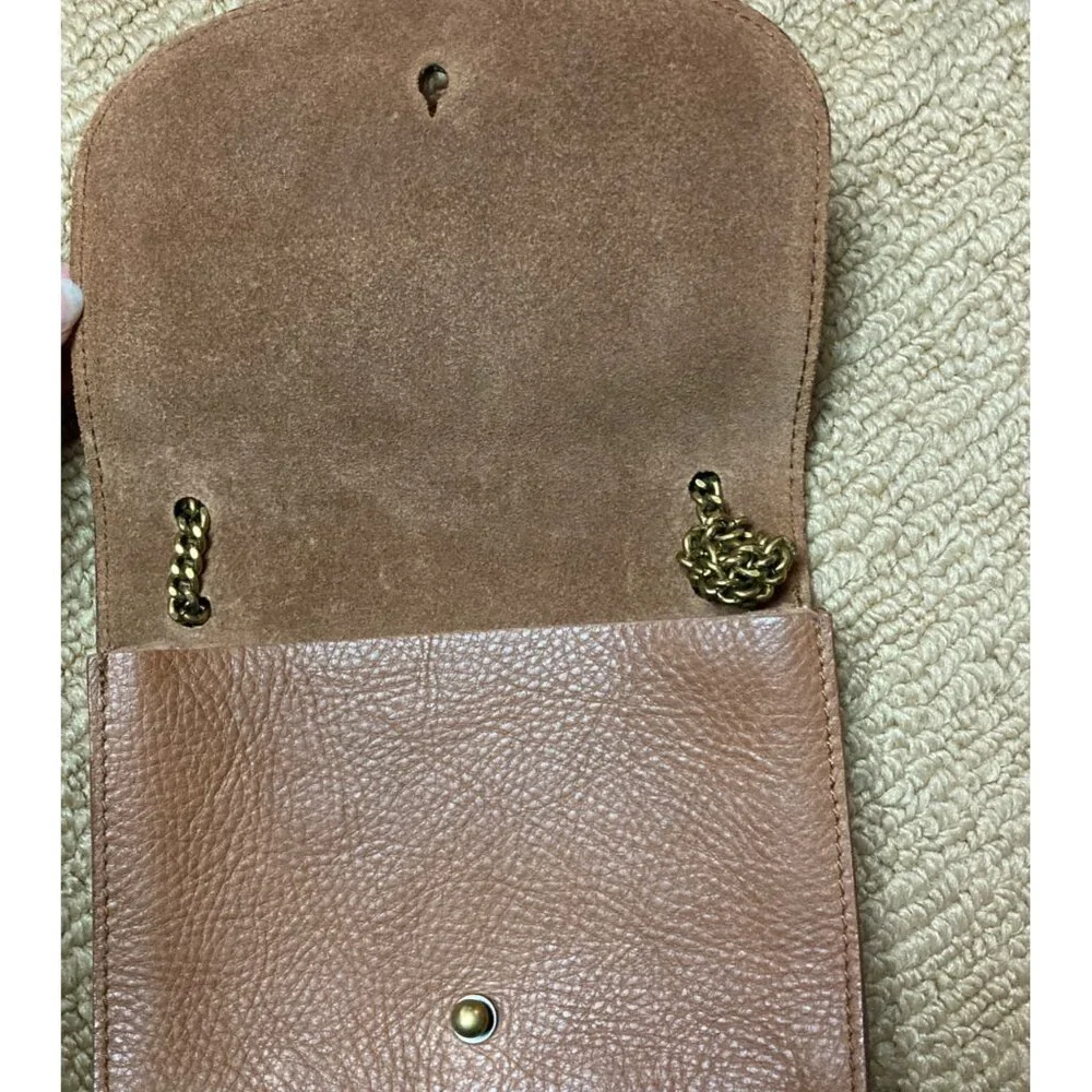 Madewell The Chain Crossbody Bag Brown Leather New Purse - Picture 5 of 7
